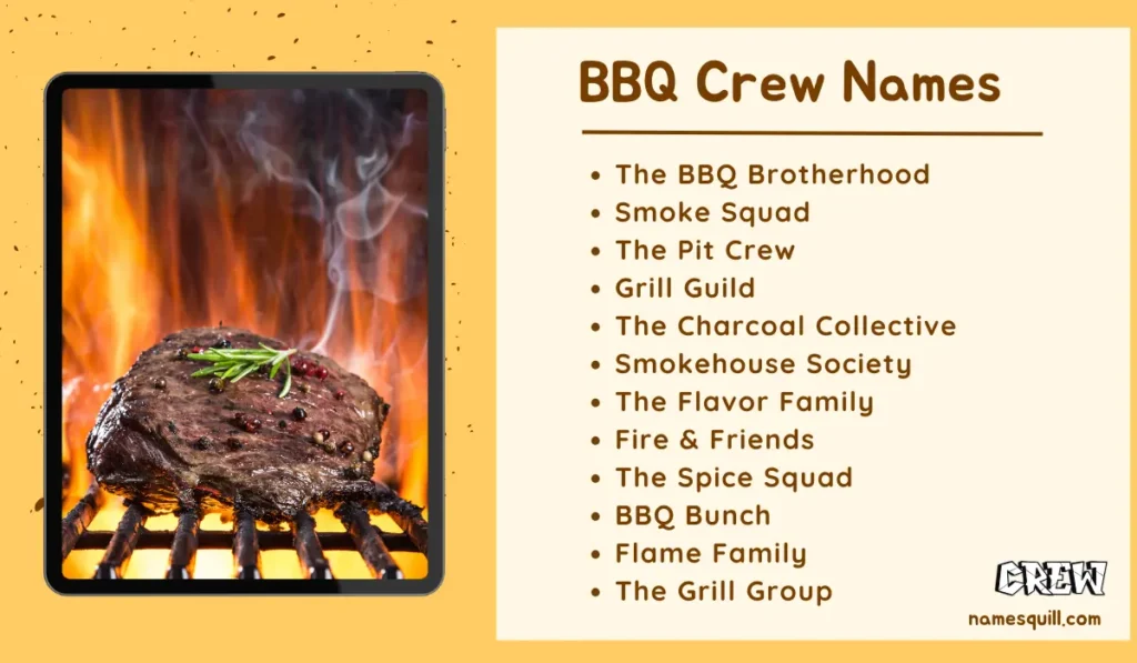 BBQ Crew Names