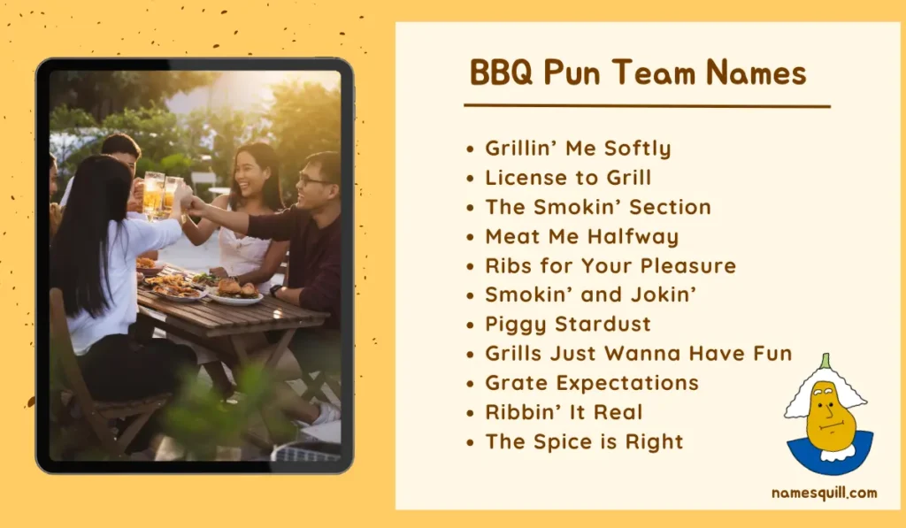 BBQ Pun Team Names