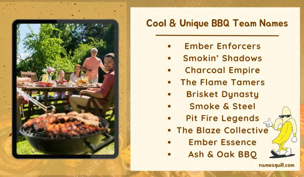 Cool & Unique BBQ Team Names