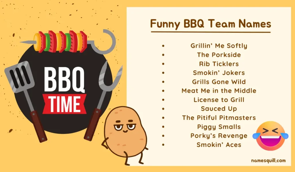 Funny BBQ Team Names