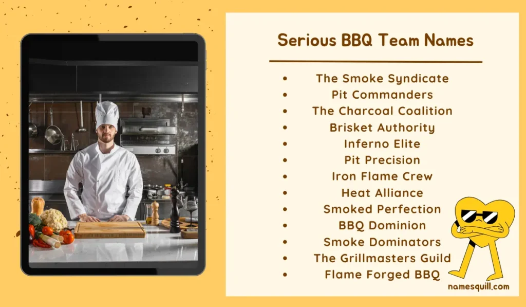 Serious BBQ Team Names