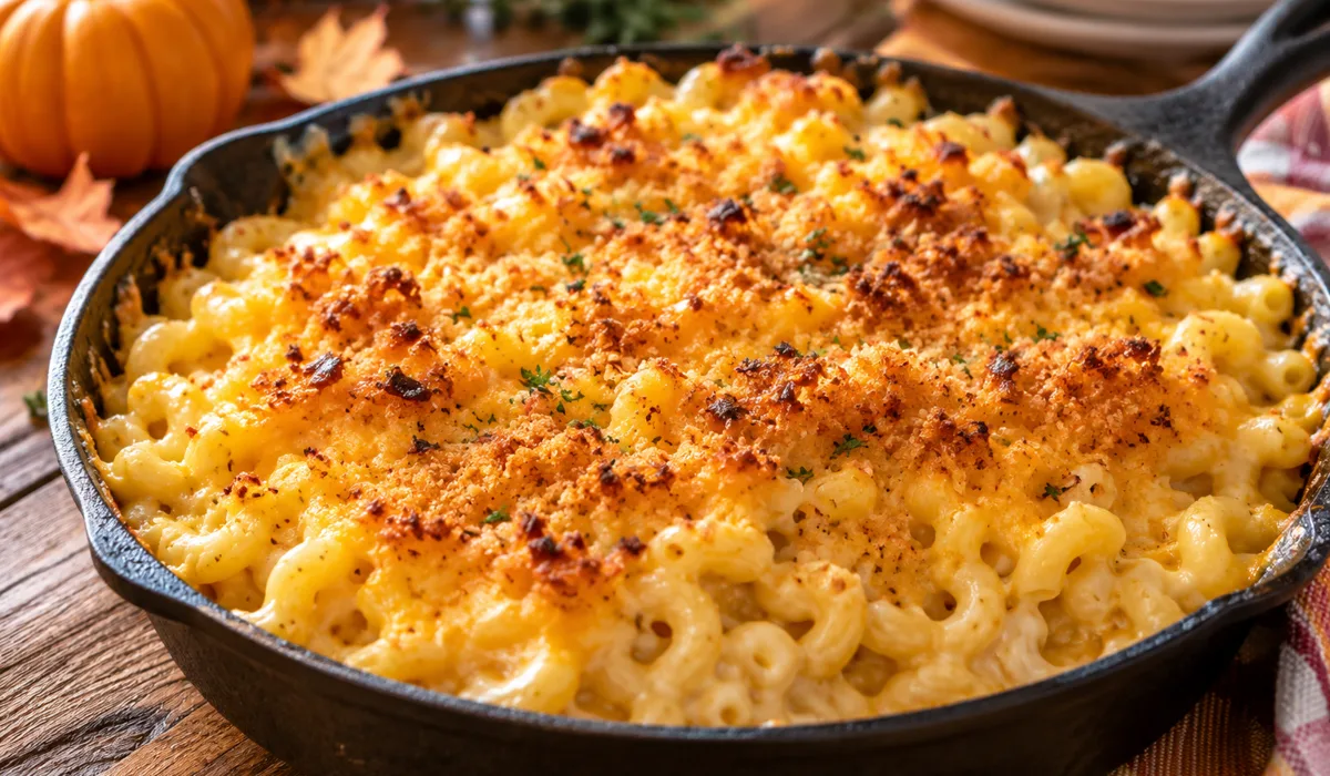 Baked Mac and Cheese for an easy Thanksgiving side dish on a budget